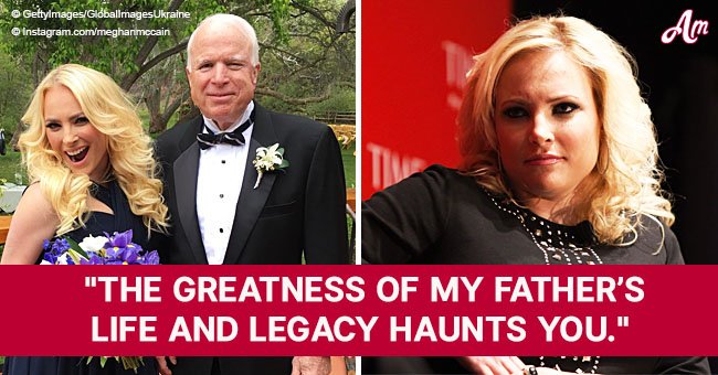 Meghan McCain hits back at POTUS for criticizing her father 