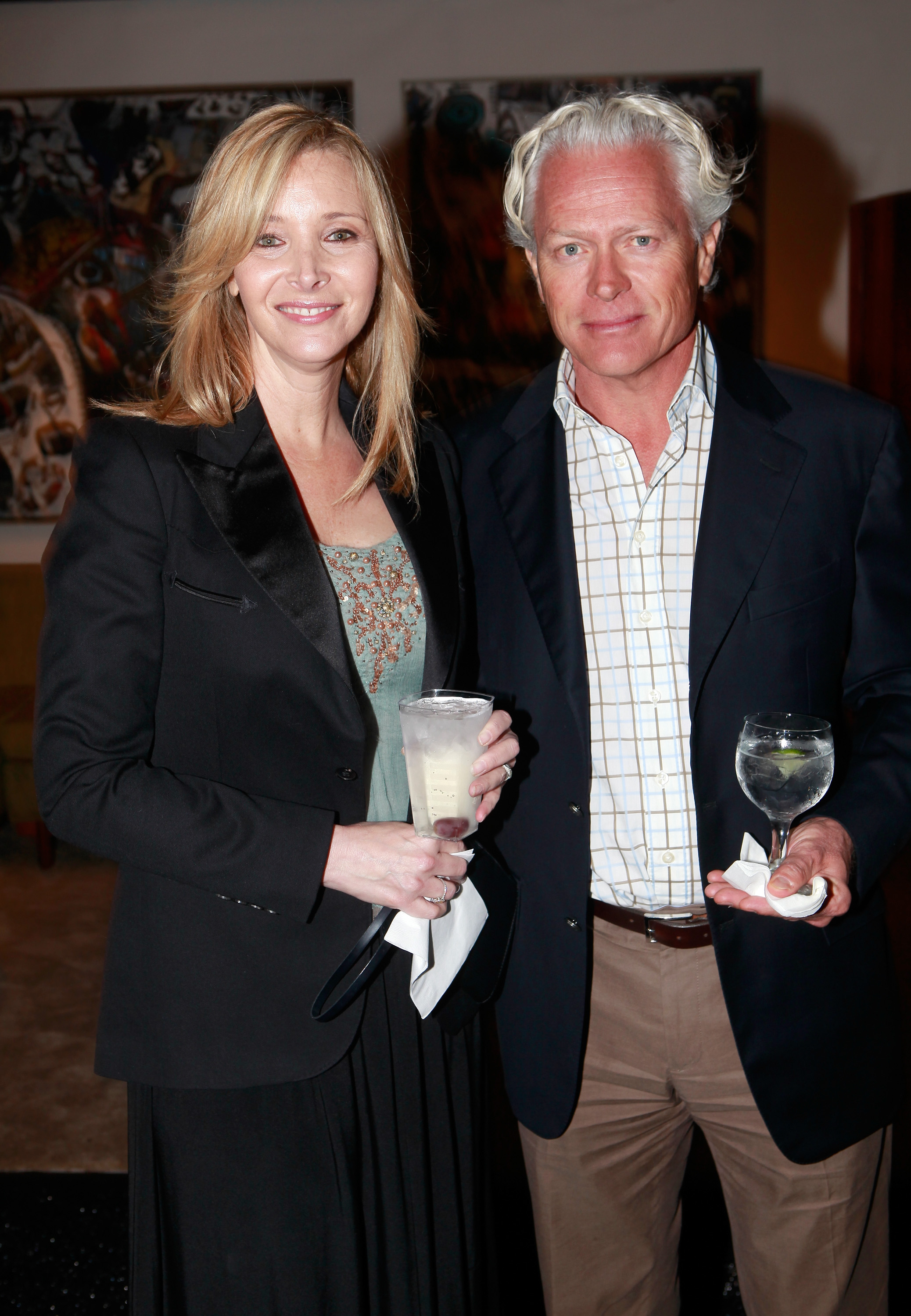 Lisa Kudrow and her husband Michel Stern during the LA Modernism show opening night in Santa Monica, California on April 25, 2013 | Source: Getty Images