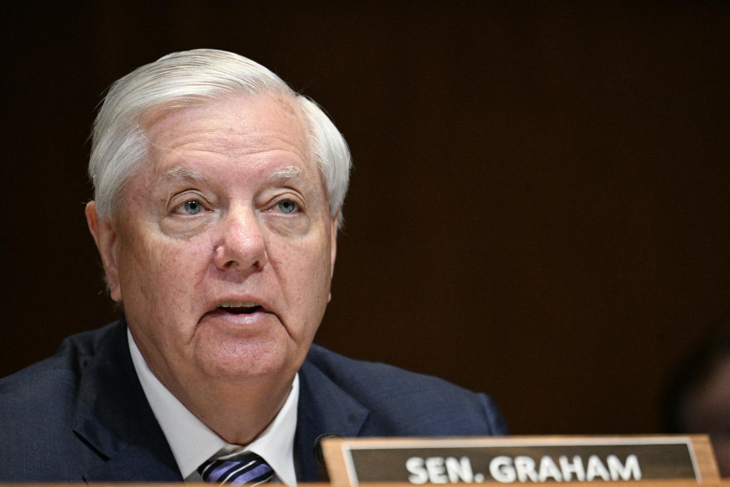 Sen. Lindsey Graham appears during a Senate hearing just weeks before his unexpected death at age 71. On Sunday, officials released preliminary autopsy findings indicating he suffered an aortic dissection caused by arteriosclerotic cardiovascular disease, though the investigation remains ongoing. | Source: Getty Images