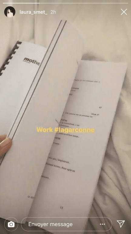 Laura Smet donne de ses nouvelles sur Instagram. | Capture d'écran Story Instagram/laura_smet_