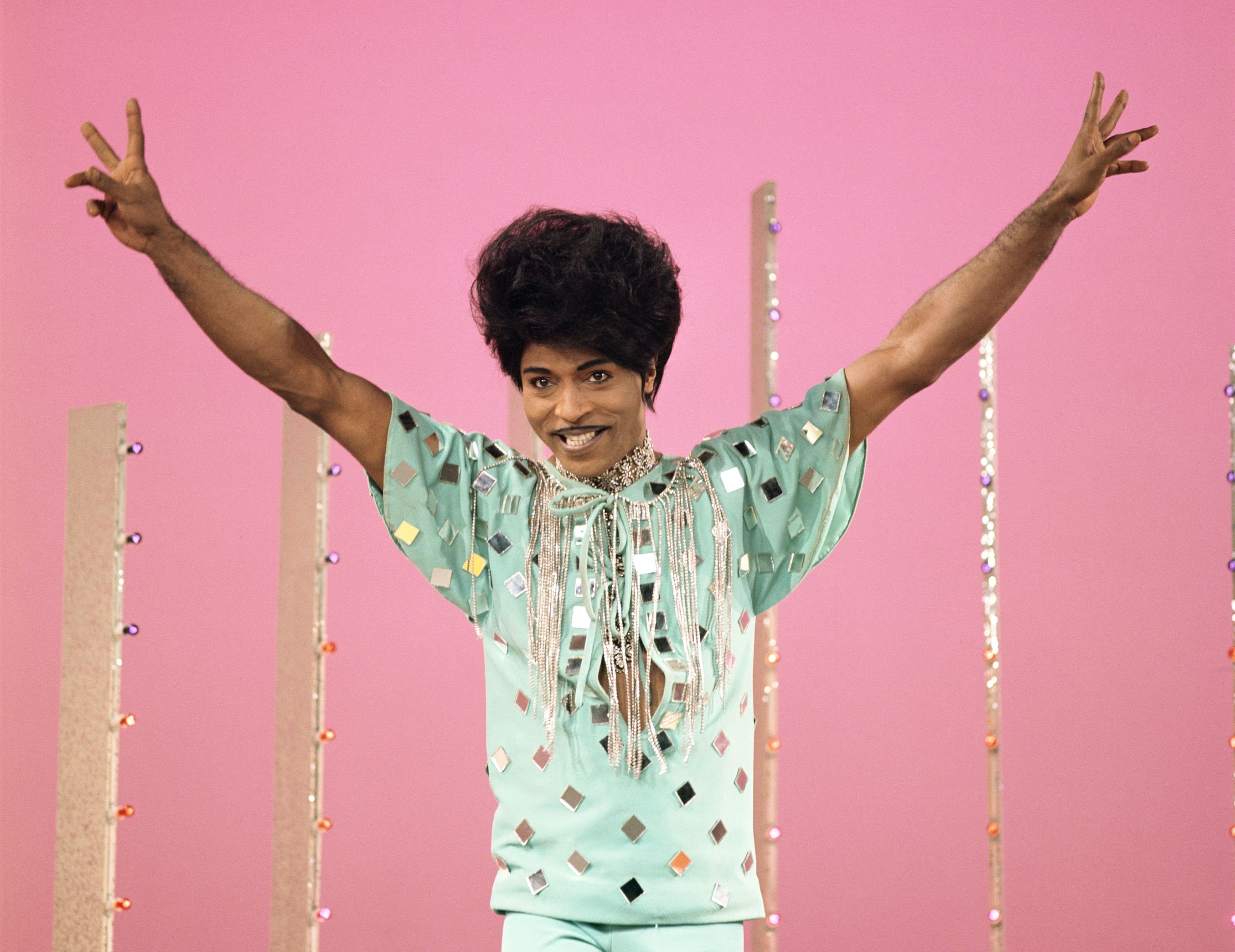 Little Richard on "The Glen Campbell Goodtime Hour" in October 1971 | Source: Getty Images