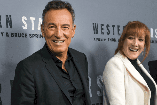 Bruce Springsteen and Patti Scialfa pictured at the New York special screening of "Western Stars" in 2019 in New York City. | Photo: Getty Images