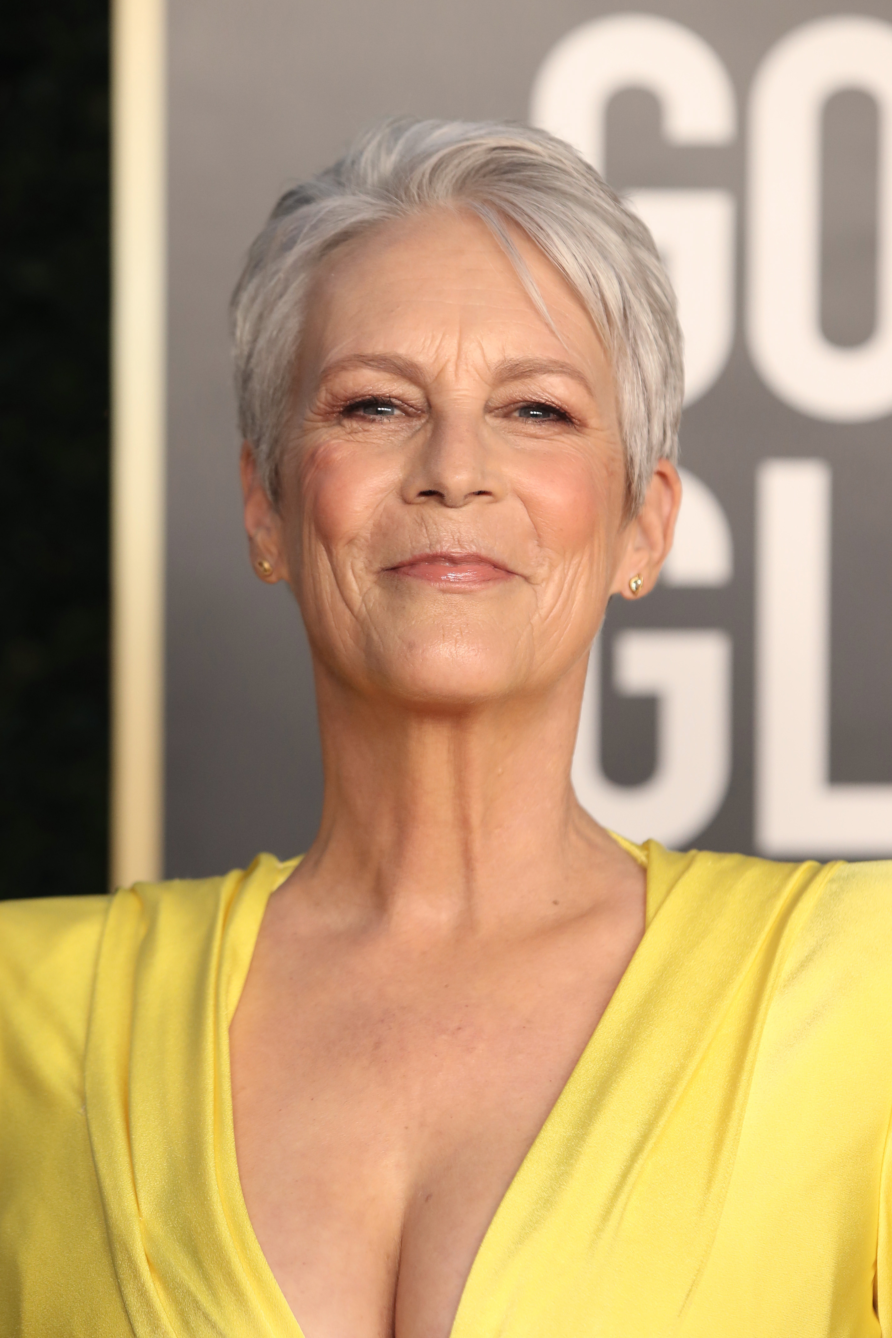 Jamie Lee Curtis attends the 78th Annual Golden Globe Awards held at The Beverly Hilton and broadcast on February 28, 2021, in Beverly Hills, California | Source: Getty Images
