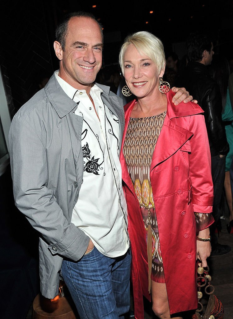 Chris Meloni and Sherman Williams attend The Cinema Society & The Weinstein Company screening of "Dirty Girl." | Source: Getty Images