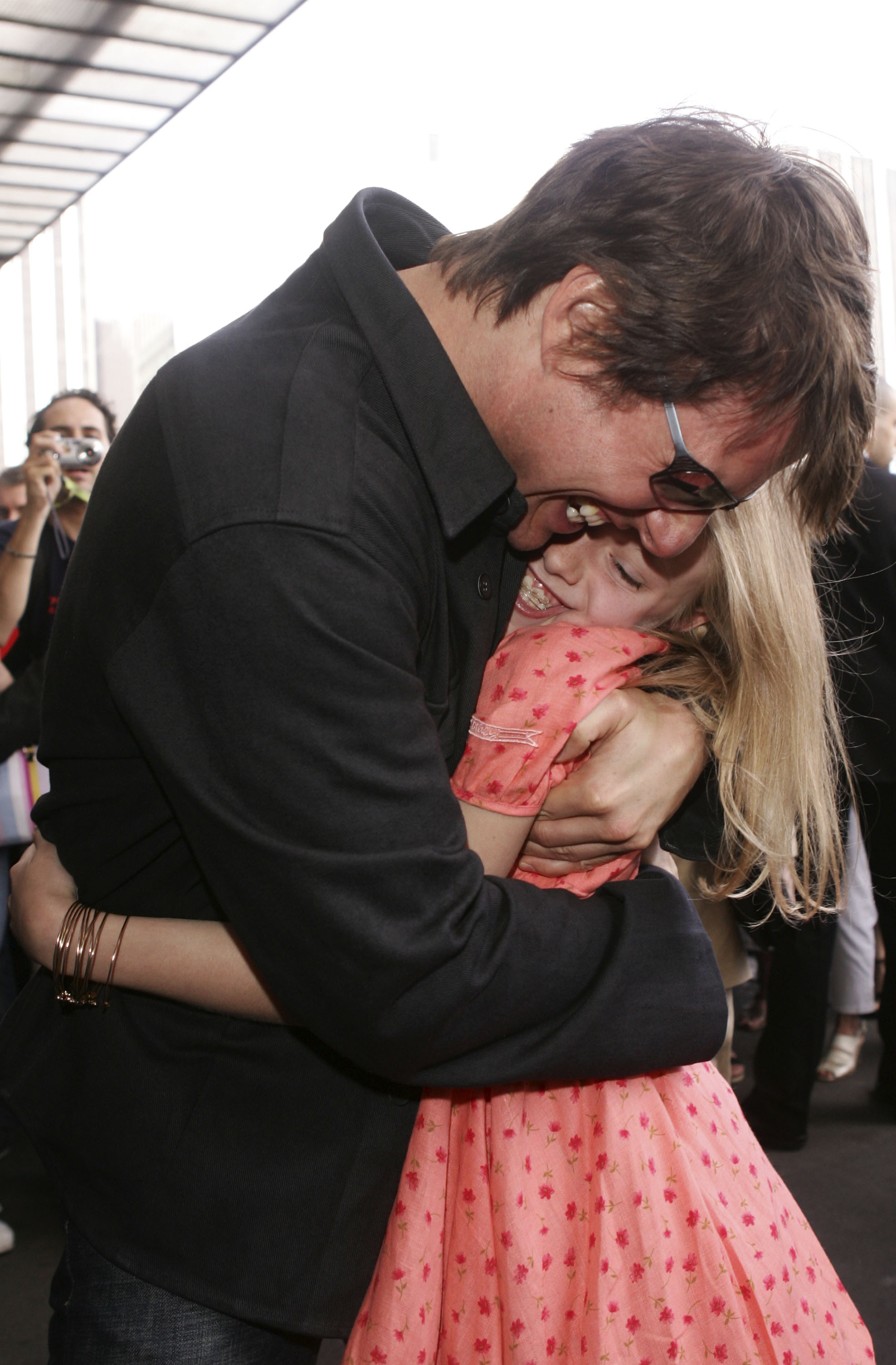 Tom Cruise and Dakota Fanning attend the French premiere of "War Of The Worlds" on June 17, 2005 in Marseille, France | Source: Getty Images