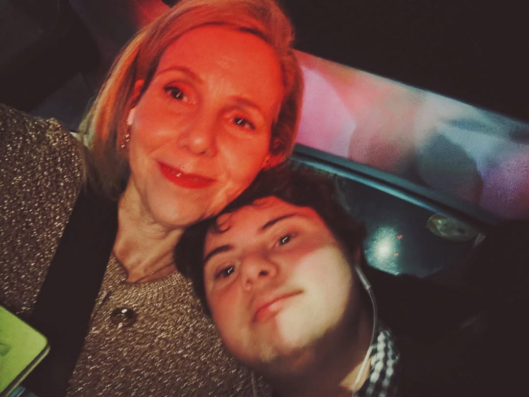 Sally Phillips and her son from a post dated October 19, 2024. | Source: Instagram/sallysmack