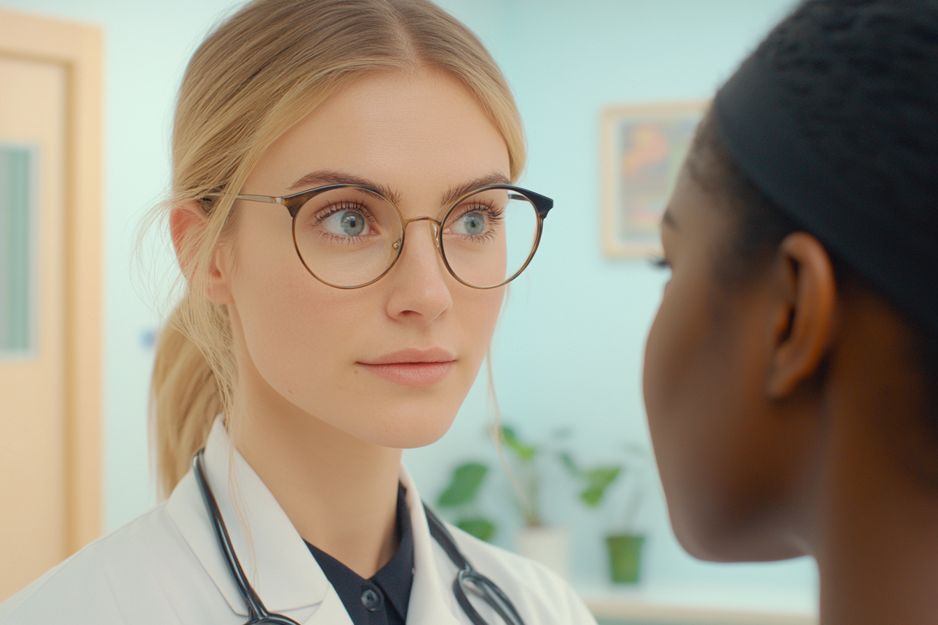 A doctor talking to a patient's mother | Source: Midjourney