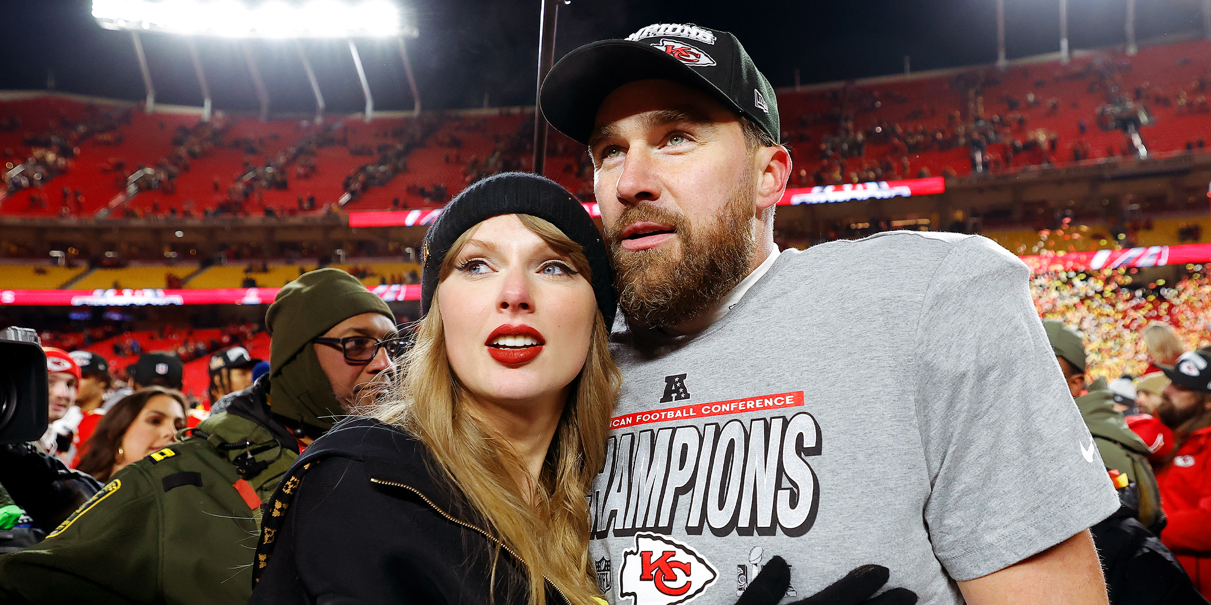 Taylor Swift and Travis Kelce | Source: Getty Images