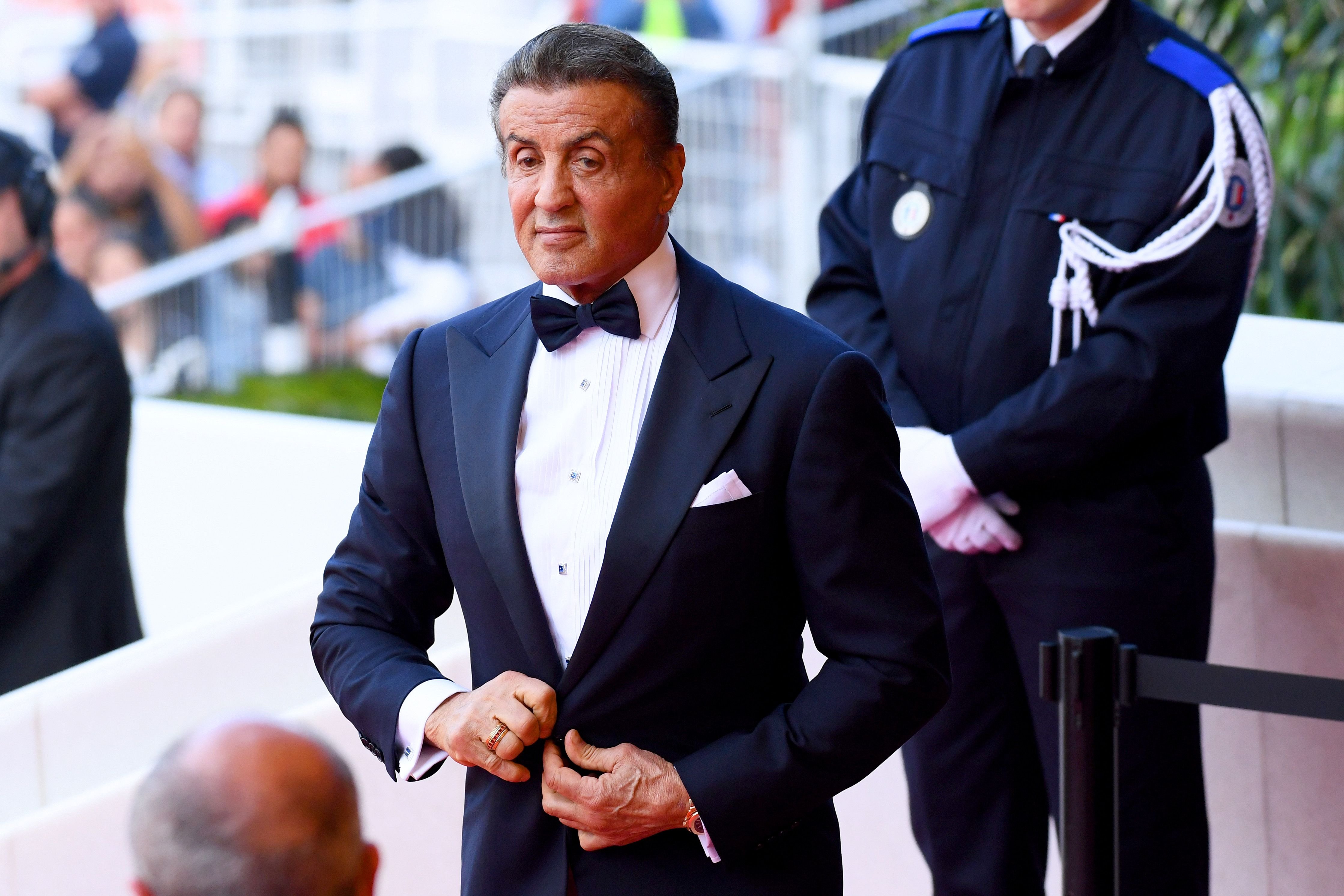 Sylvester Stallone en Cannes en mayo de 2019. | Foto: Getty Images
