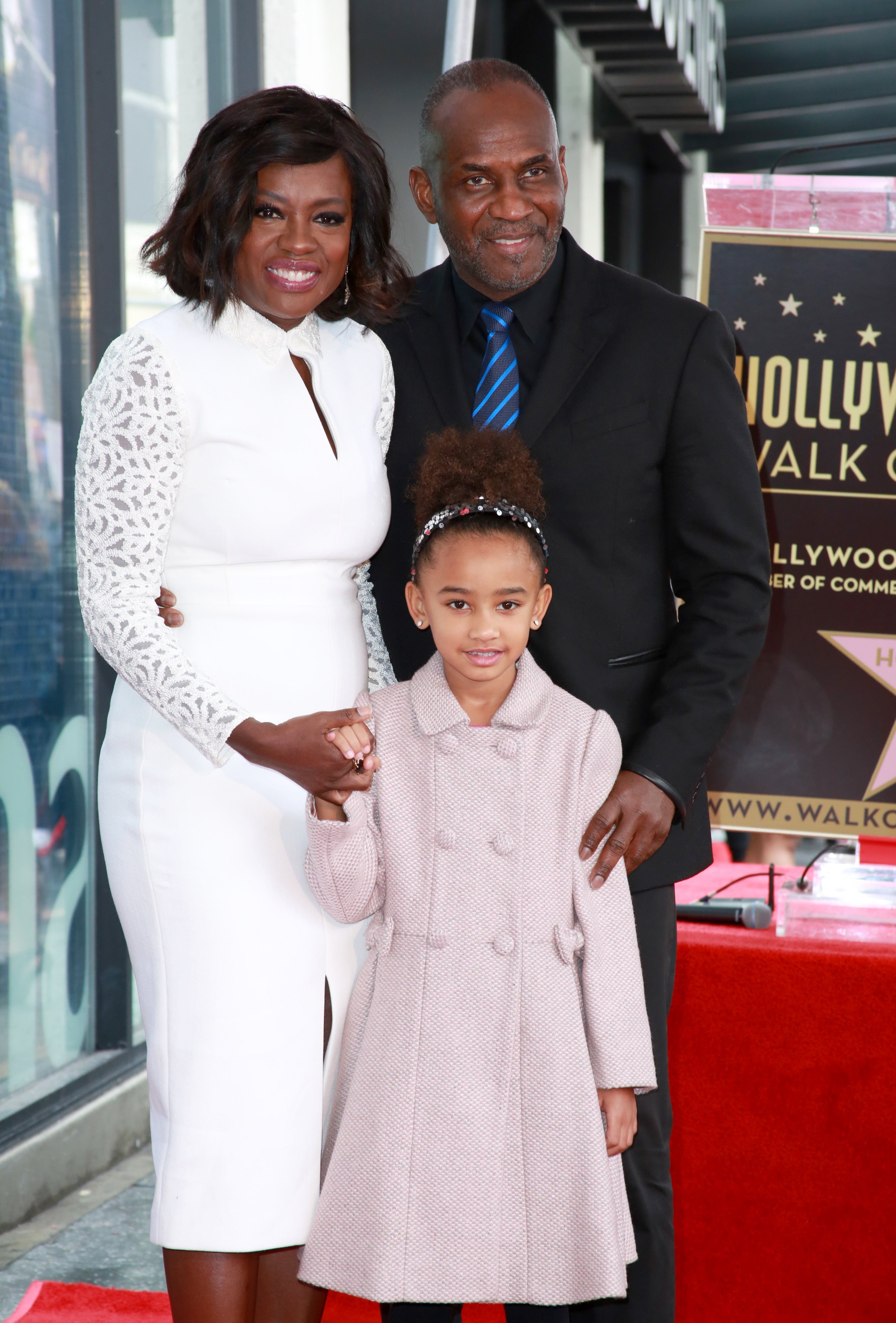 Actress Viola Davis, actor Julius Tennon and Genesis Tennon attend the Viola Davis Walk Of Fame Ceremony at Hollywood Walk Of Fame on January 5, 2017|Photo: Getty Images