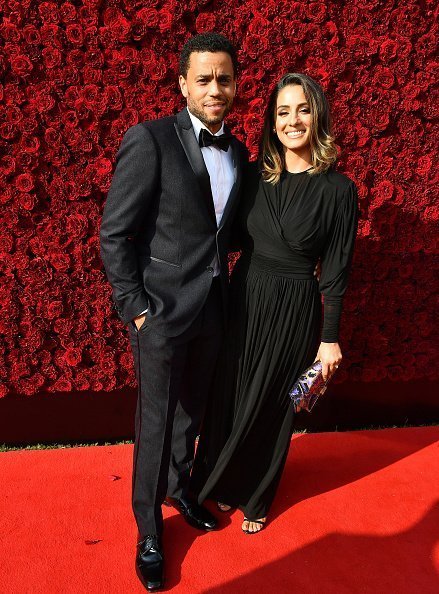 Michael Ealy and Khatira Rafiqzada attend Tyler Perry Studios grand opening gala at Tyler Perry Studios in Atlanta, Georgia | Photo: Getty Images