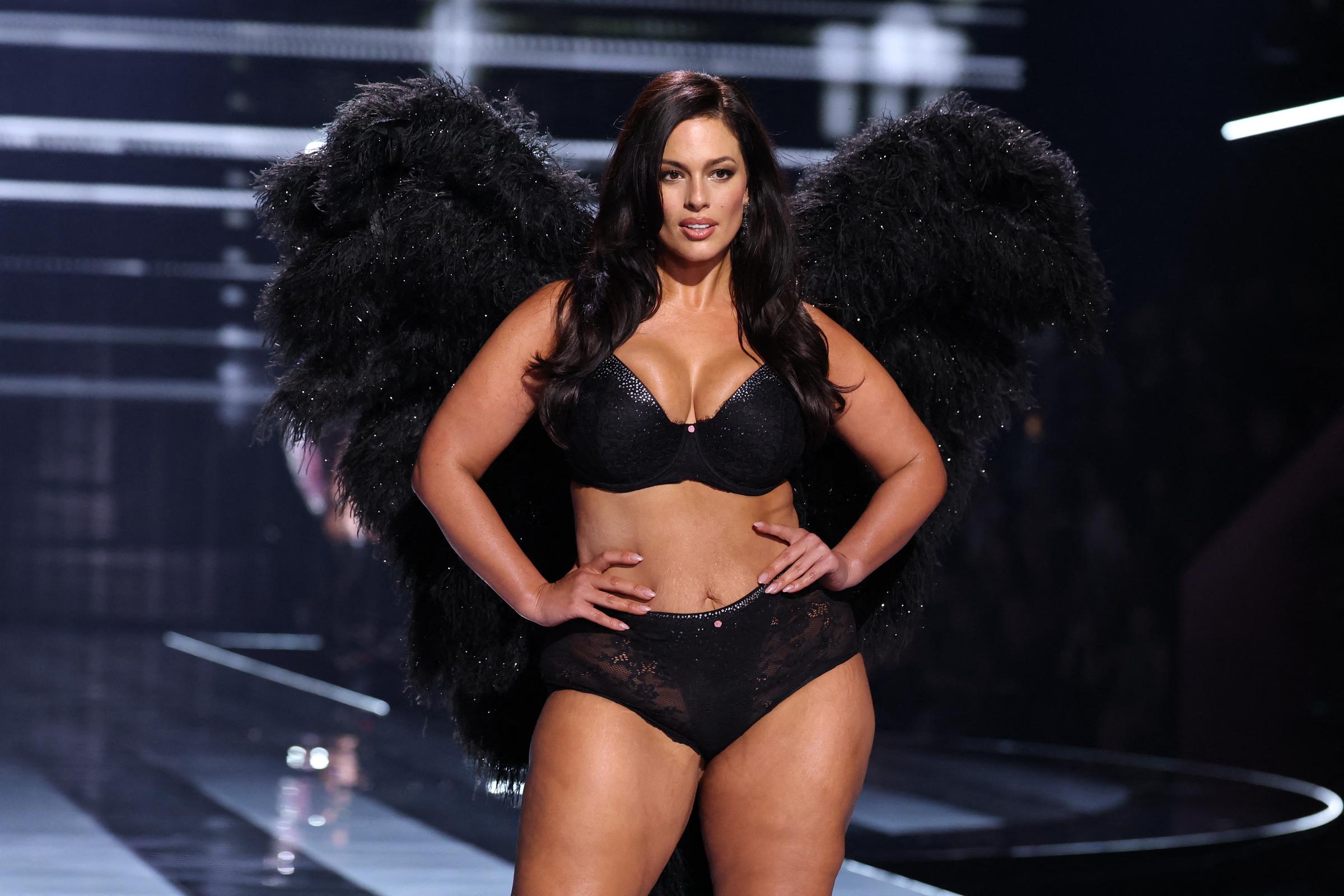 Ashley Graham walks the runway during the 2025 Victoria's Secret Fashion Show | Source: Getty Images