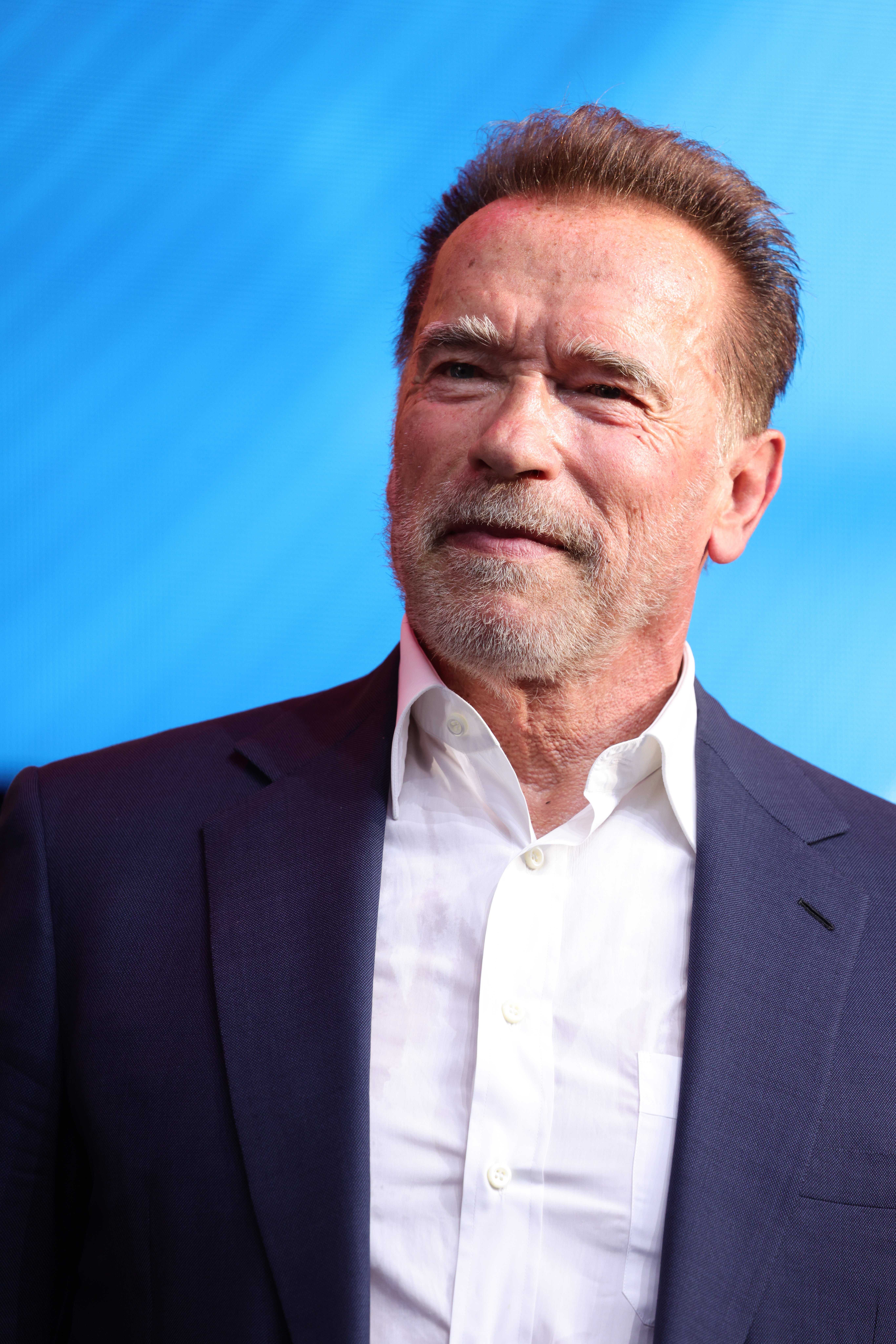 Arnold Schwarzenegger durante el evento Digital X, el 7 de septiembre de 2021 en Colonia, Alemania. | Foto: Getty Images