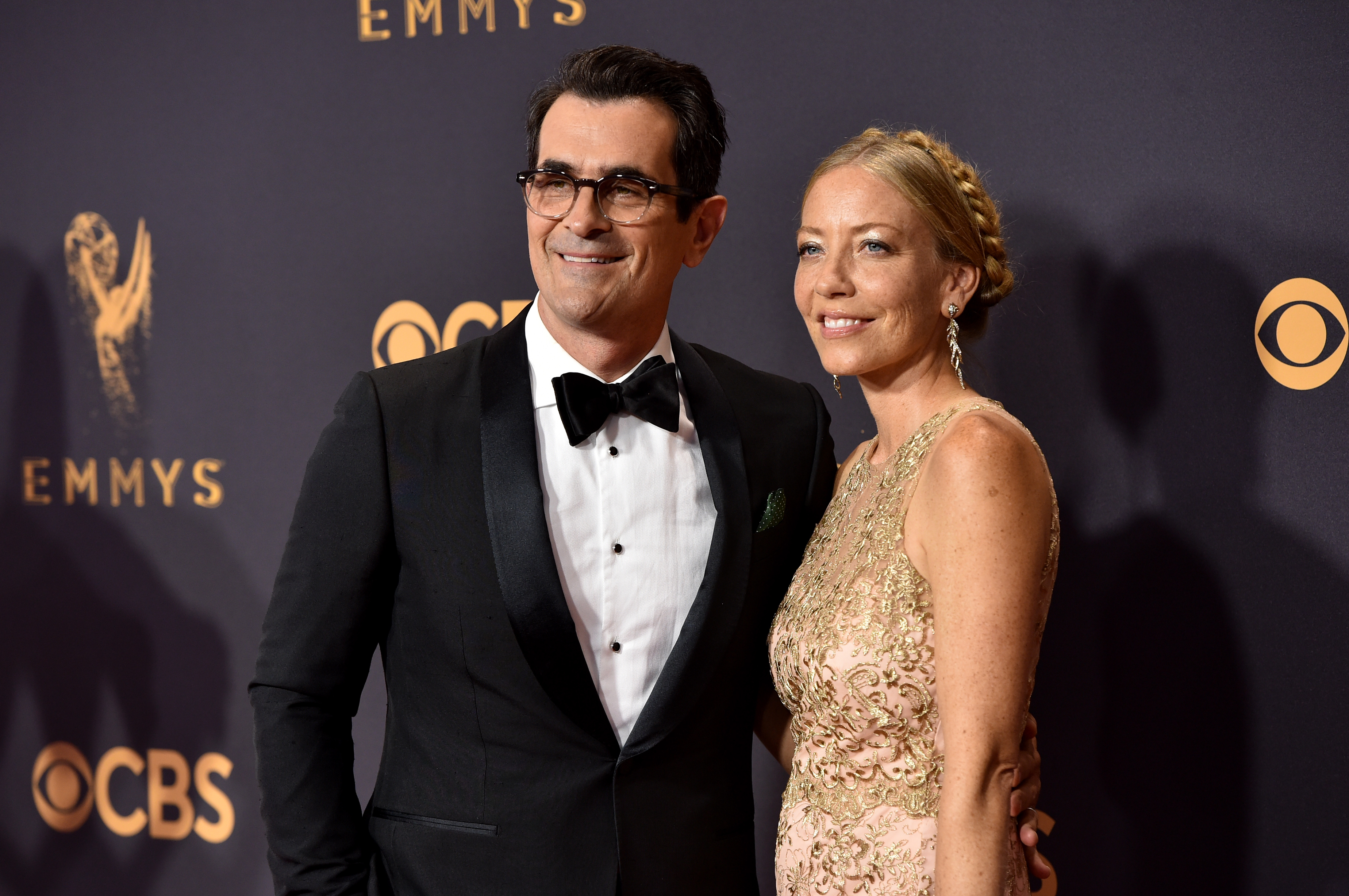Ty Burrell and Holly Burrell at Microsoft Theater on September 17, 2017 in Los Angeles, California | Source: Getty Images
