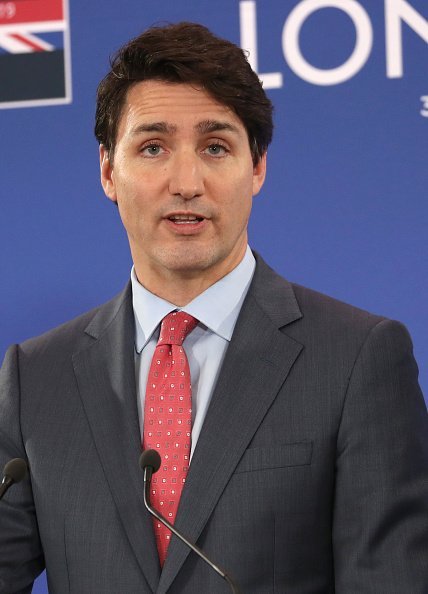Prime Minister Justin Trudeau speaks at the NATO summit at the Grove hotel on December 4, 2019 | Photo: Getty Images