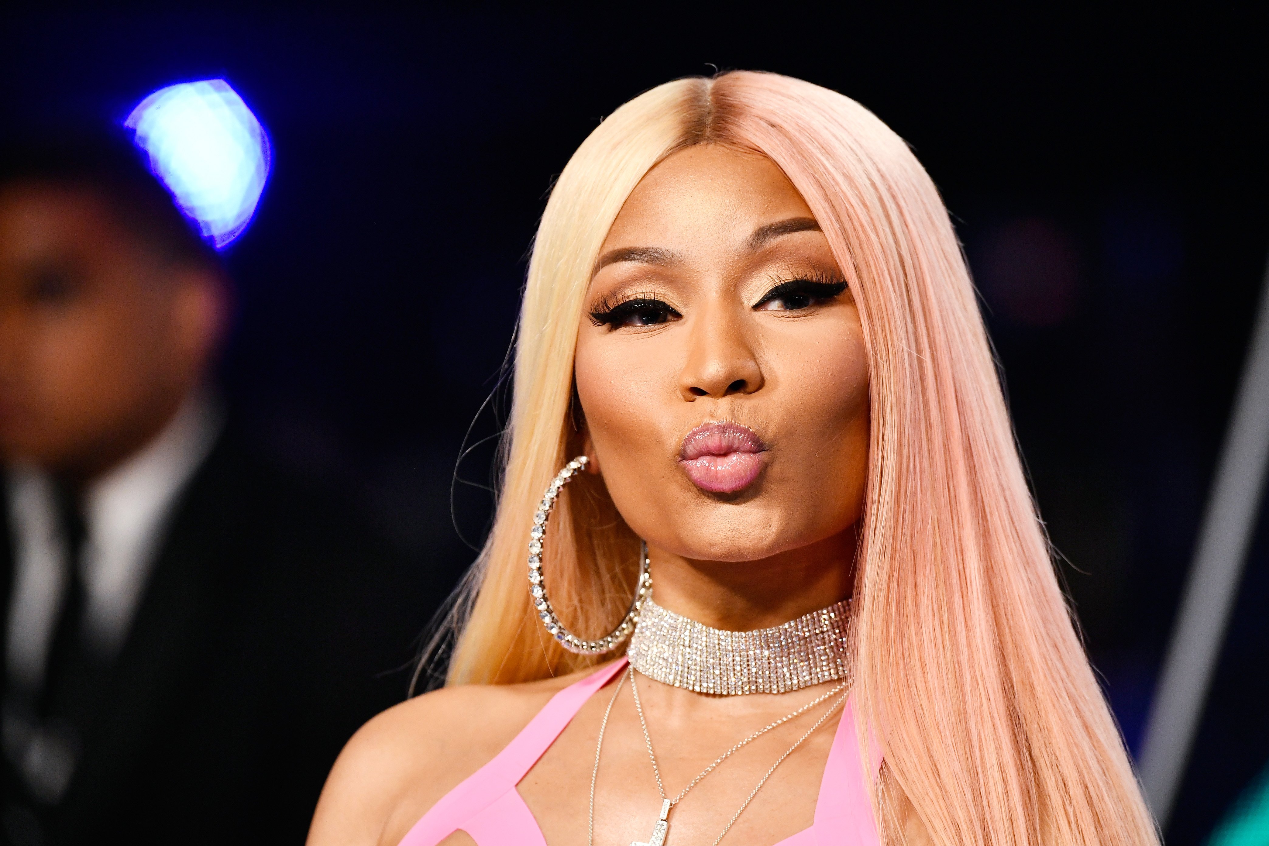 Nicki Minaj attends the 2017 MTV Video Music Awards at The Forum on August 27, 2017 in Inglewood, California. | Source: Getty Images