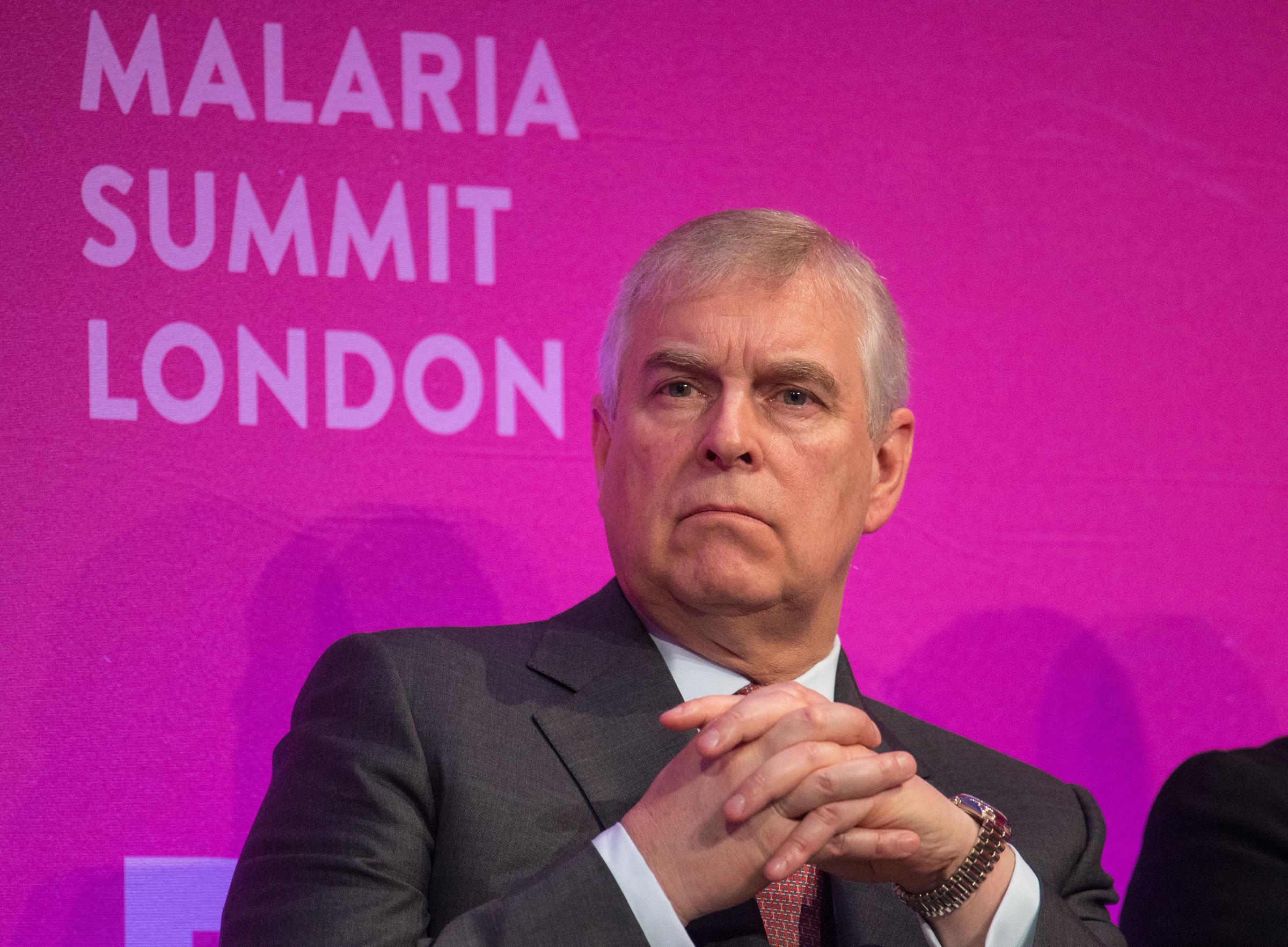 Andrew Mountbatten-Windsor at the Malaria Summit on Day 3 of the Commonwealth Heads of Government Meeting (CHOGM) in London, England, on April 18, 2018. | Source: Getty Images