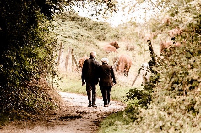 Personas mayores caminando juntas. │ Foto: Pixabay