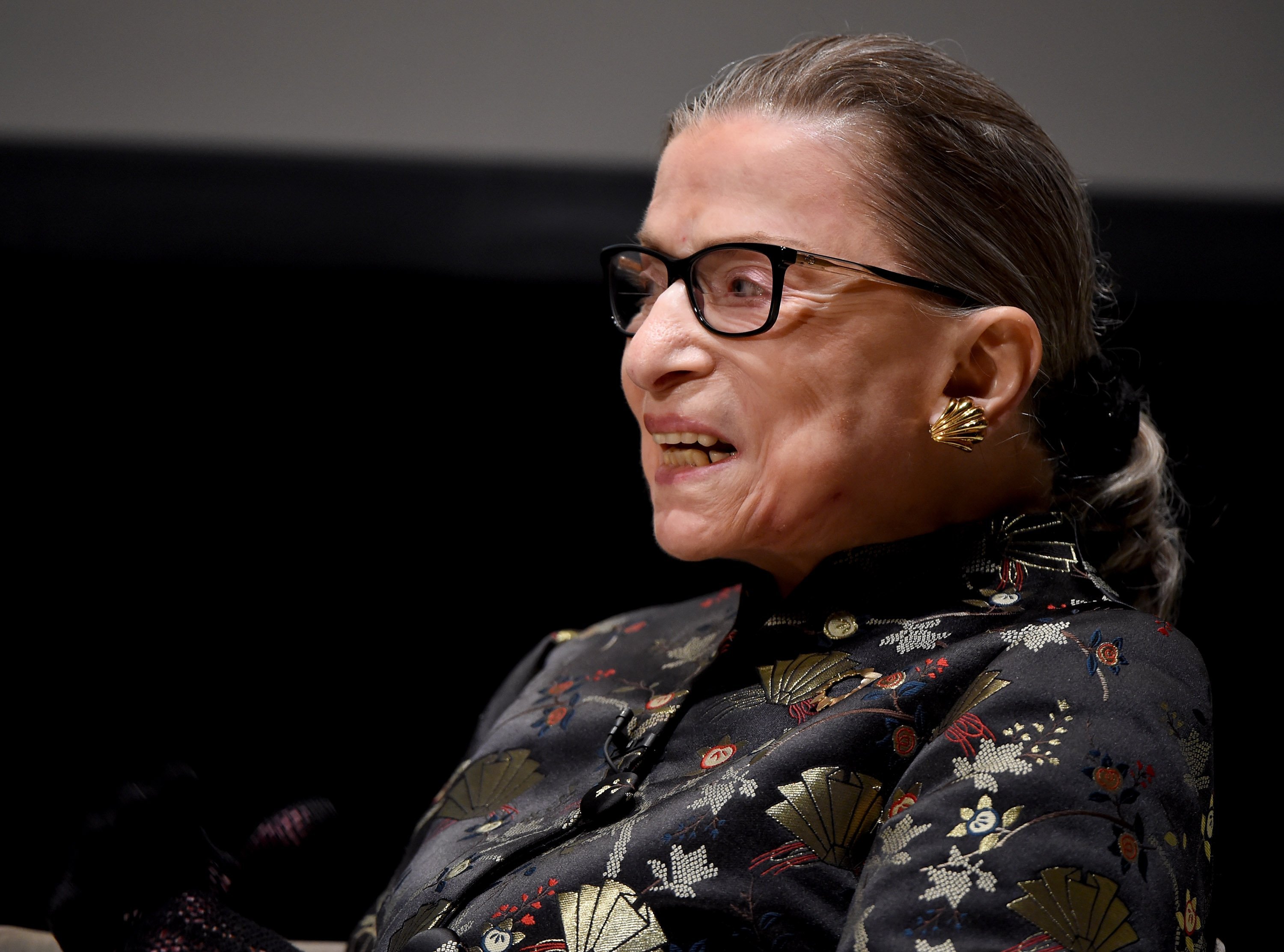 Supreme Court Justice Ruth Bader Ginsburg presents onstage at An Historic Evening with Supreme Court Justice Ruth Bader Ginsburg at the Temple Emanu-El Skirball Center on September 21, 2016 | Photo: GettyImages