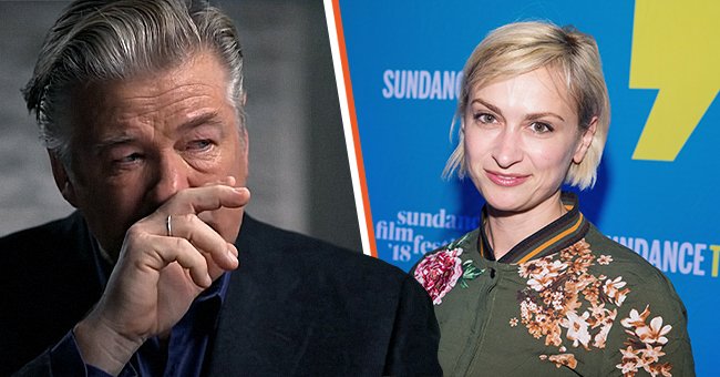 A side-by-side photo of late director Halyna Hutchins and actor Alec Baldwin. | Source: Getty Images & Youtube.com/ABC News 