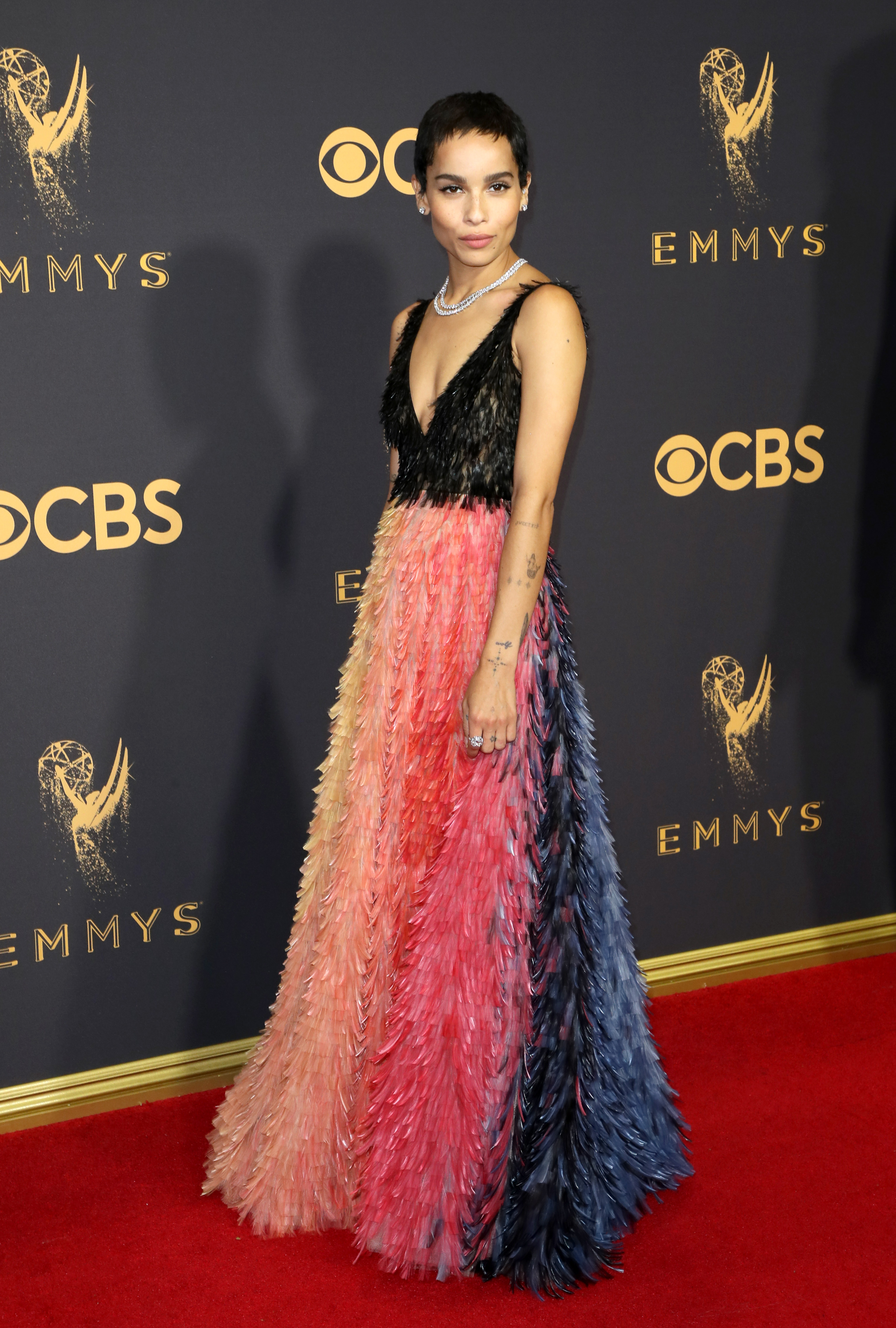 Zoe Kravitz at the 69th Annual Primetime Emmy Awards on September 17, 2017, in Los Angeles, California. | Source: Getty Images