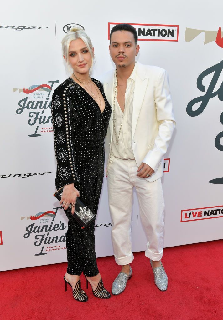 Ashlee Simpson and Evan Ross during Steven Tyler and Live Nation presents Inaugural Janie's Fund Gala & Grammy Viewing Party at Red Studios on January 28, 2018 in Los Angeles, California. | Source: Getty Images