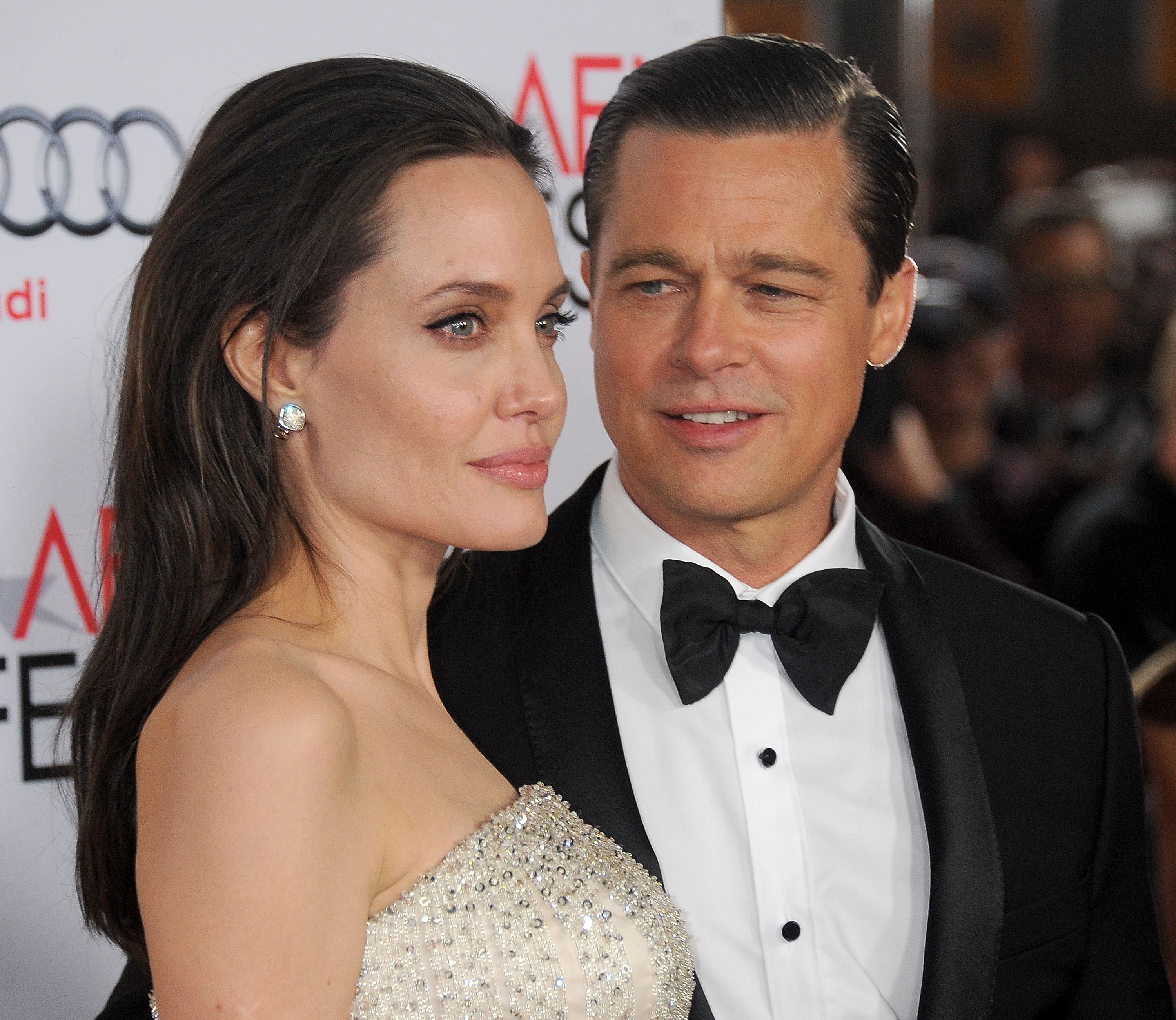 Angelina Jolie and Brad Pitt at the 2015 AFI FEST in Hollywood, California. | Source: Getty Images