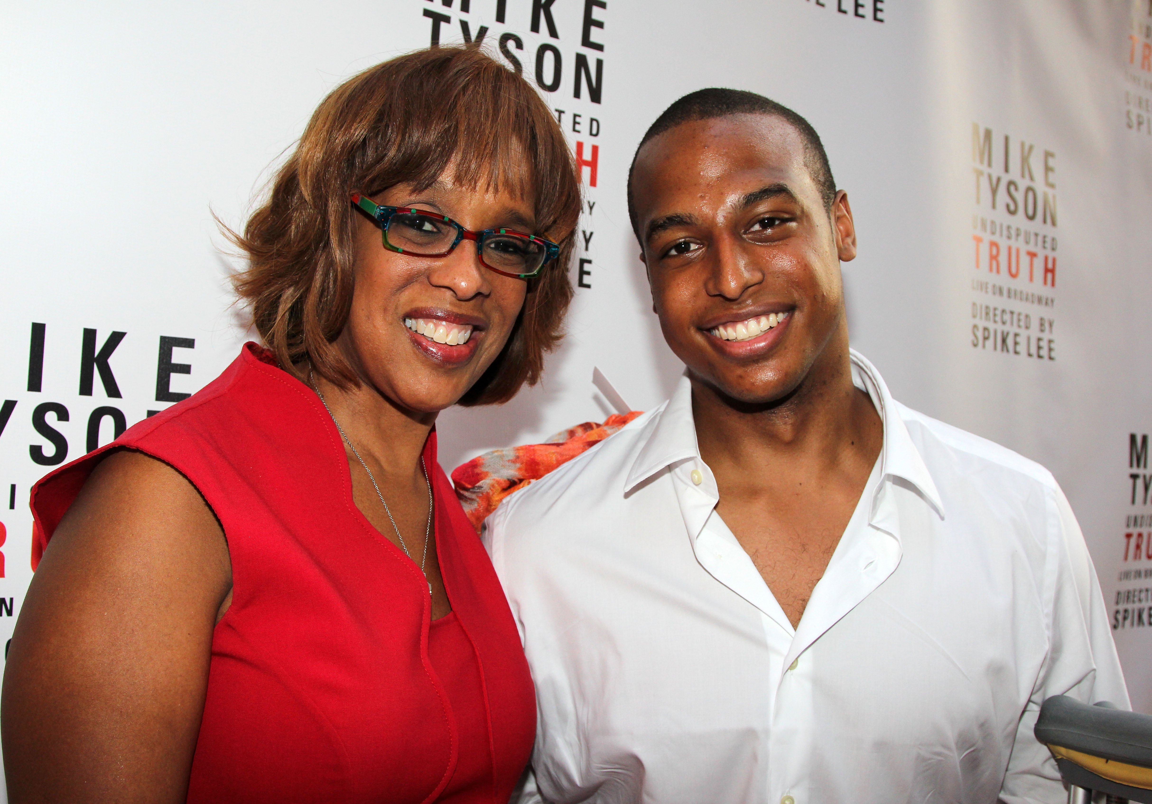  Gayle King and her son Will Bumpus attend the Broadway opening night for "Mike Tyson: Undisputed Truth" at the Longacre Theatre on August 2, 2012 in New York City | Photo: GettyImages