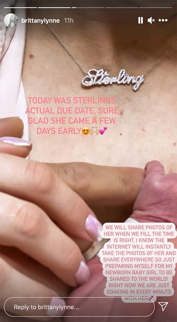 Screenshot of Brittany Matthews Instastory from February 25, 2021 | Instagram/brittanylynne