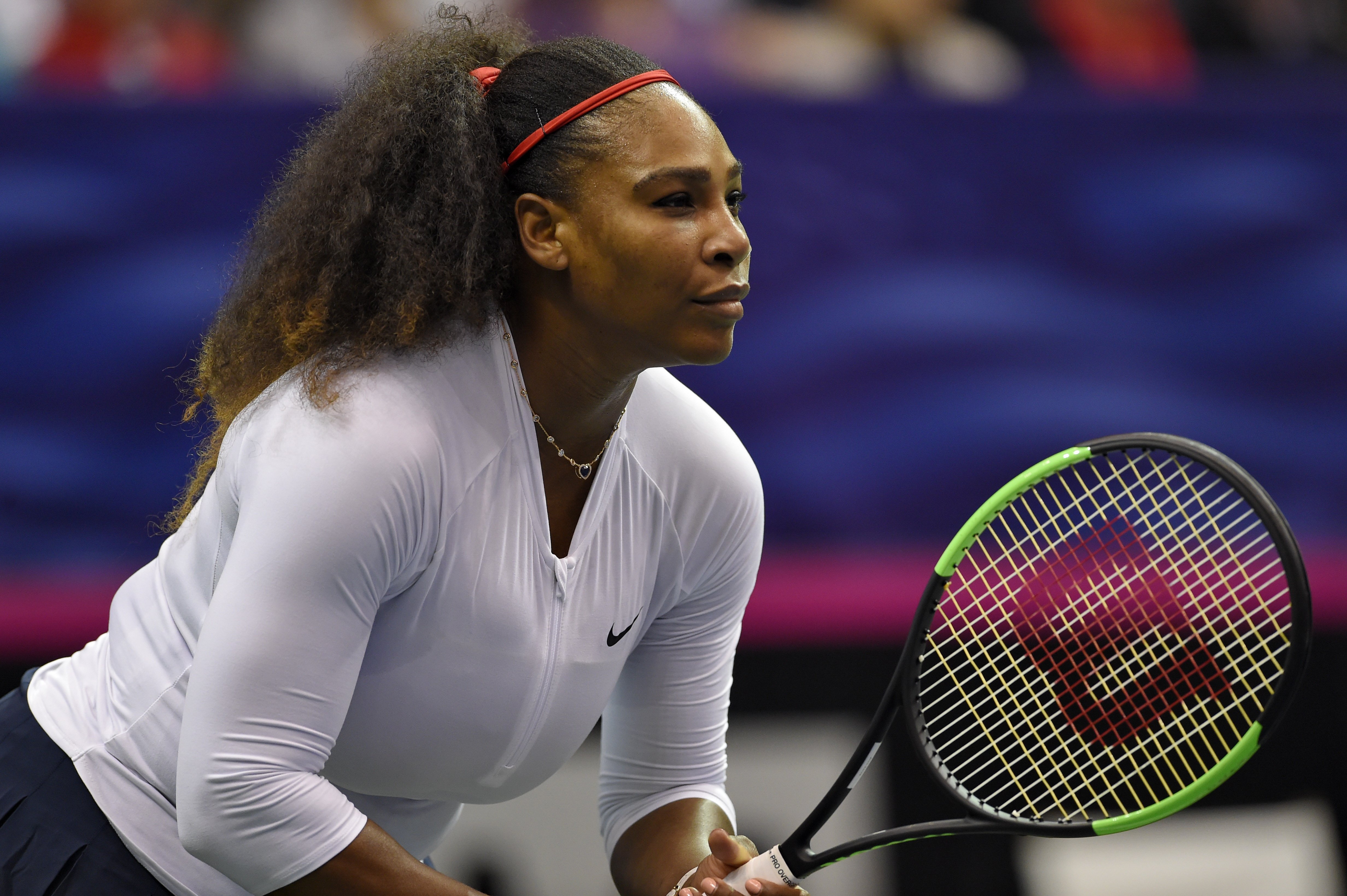 Serena Williams at the 2018 Fed Cup at US Cellular Center on February 11, 2018 in Asheville, North Carolina.| Photo: Getty Images