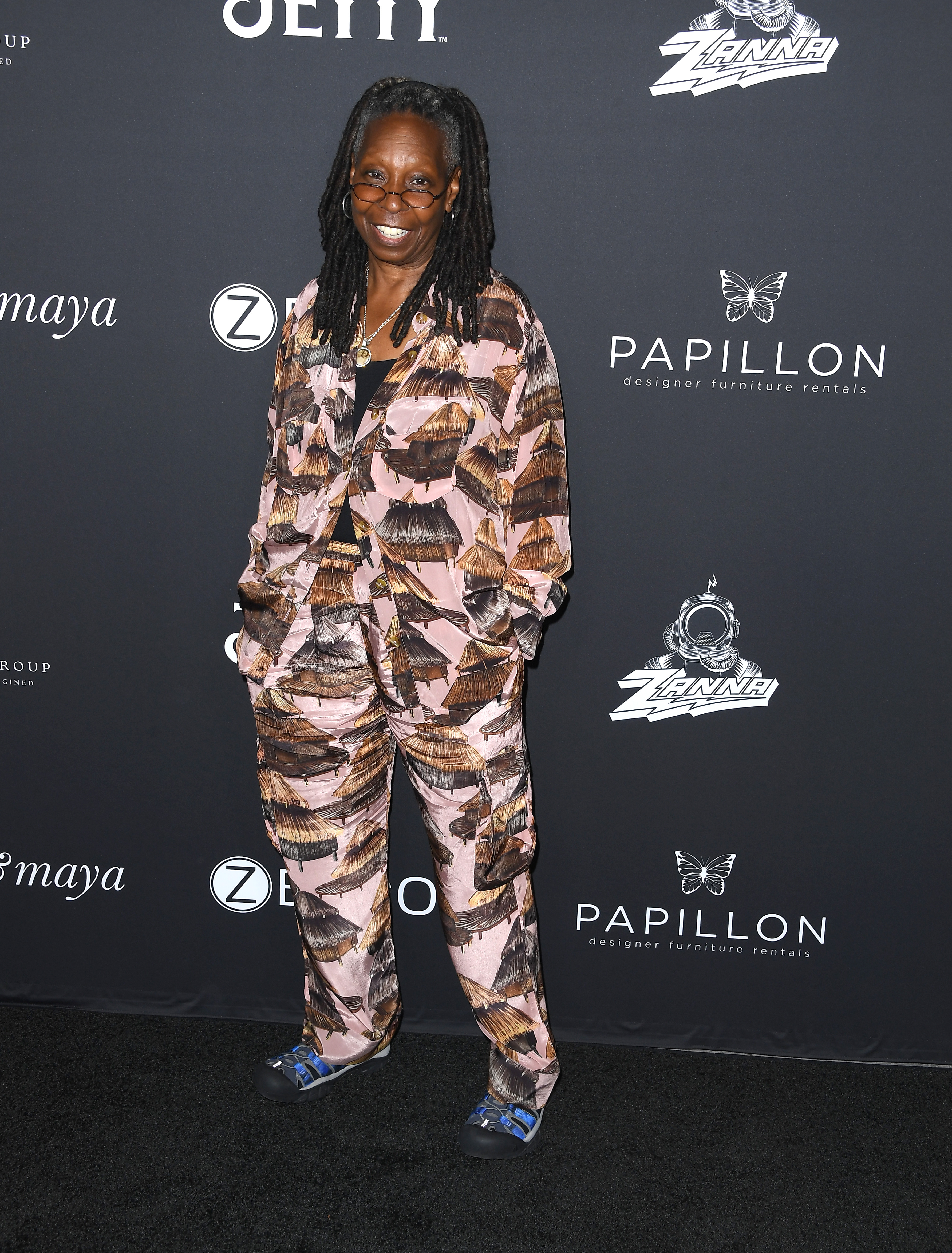 Whoopi Goldberg at "A Night with Whoopi" Celebrating WhoopFam's Emma & Clyde and Whoopi & Maya brands launch in Venice, California on July 20, 2024 | Source: Getty Images