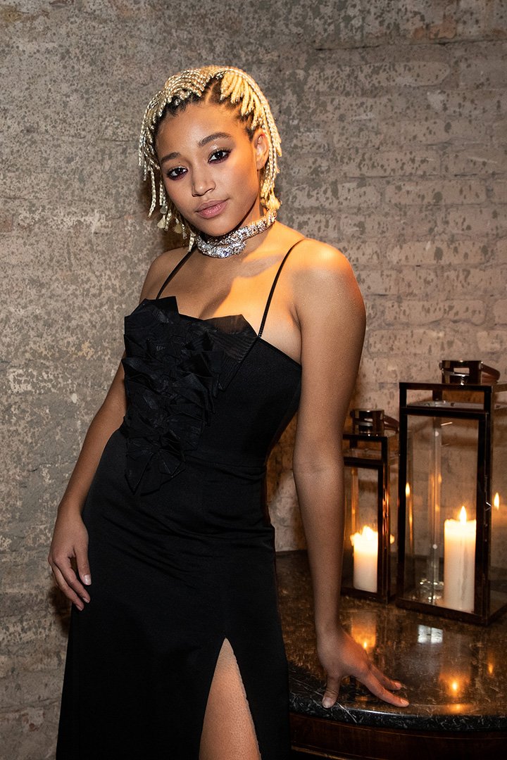 Amandla Stenberg attends the post premiere cocktail reception of "The Eddy" during the 70th Berlinale International Film Festival Berlin at Soho House on February 27, 2020 in Berlin, Germany. I Image: Getty Images.