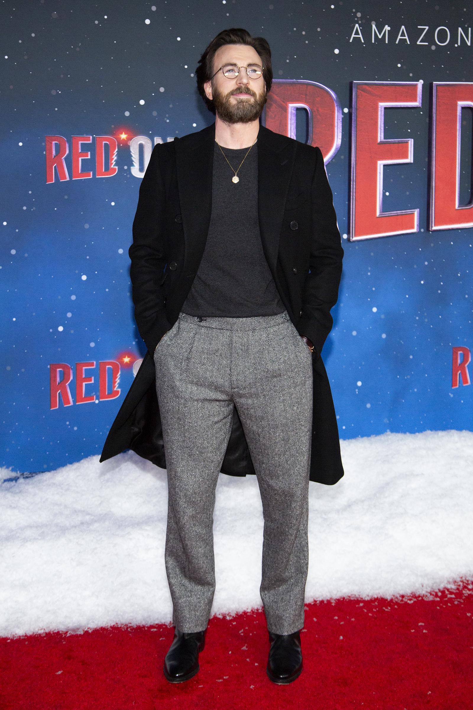 Chris Evans on November 11, 2024, in New York City | Source: Getty Images