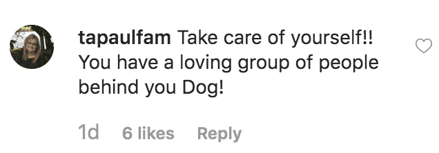 Fans sends a message of support to Duane “Dog” Chapman in response to a picture of himself sitting alone in a forest | Source: Instagram.com/duanedogchapman