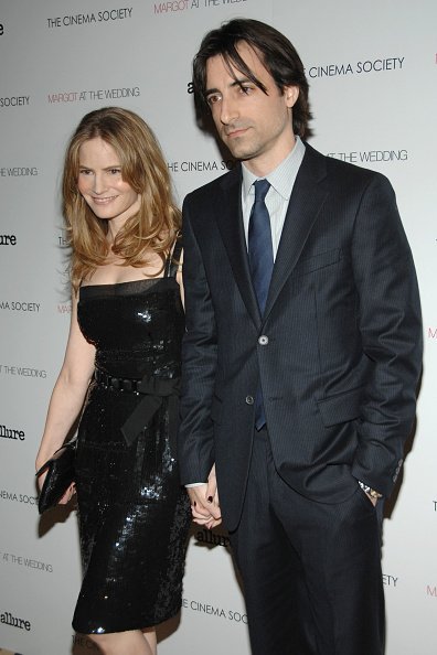 Jennifer Jason Leigh and Noah Baumbach at Tribeca Grand Hotel on November 8, 2007 in New York City. | Photo: Getty Images