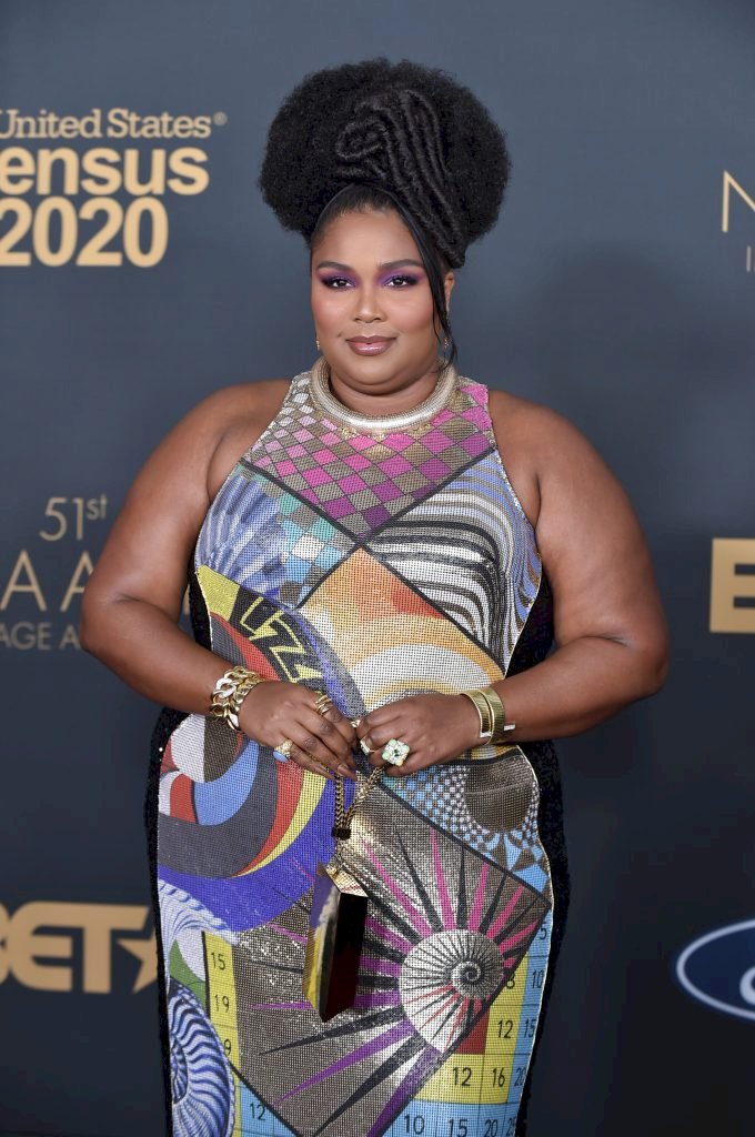  Lizzo attends the 51st NAACP Image Awards at the Pasadena Civic Auditorium on February 22, 2020 in Pasadena, California. Photo by Aaron J. Thornton/FilmMagic
