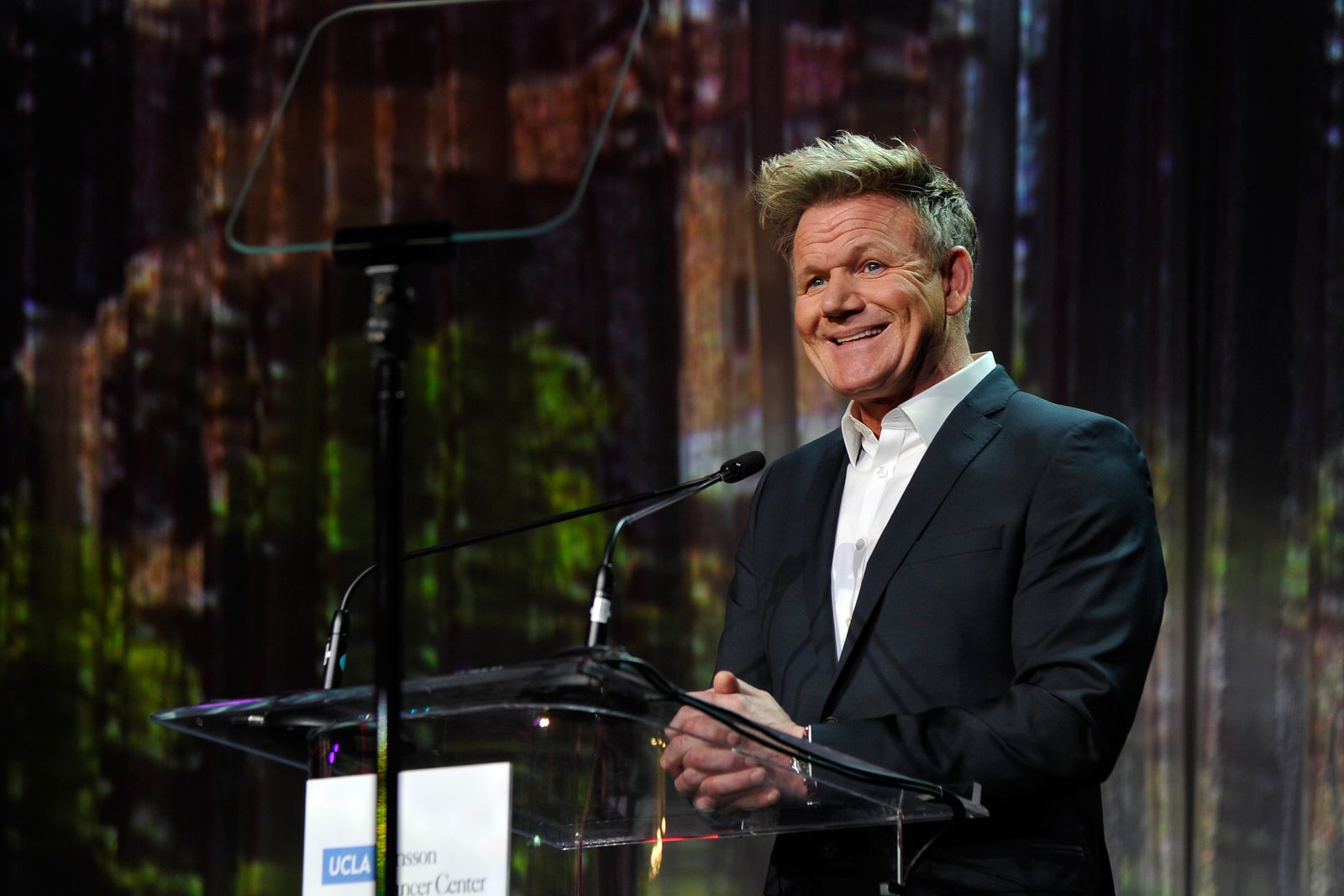 Gordon Ramsay speaks during UCLA Jonsson Cancer Center Foundation Hosts 23rd Annual "Taste for a Cure" Event on April 27, 2018 | Photo: Getty Images
