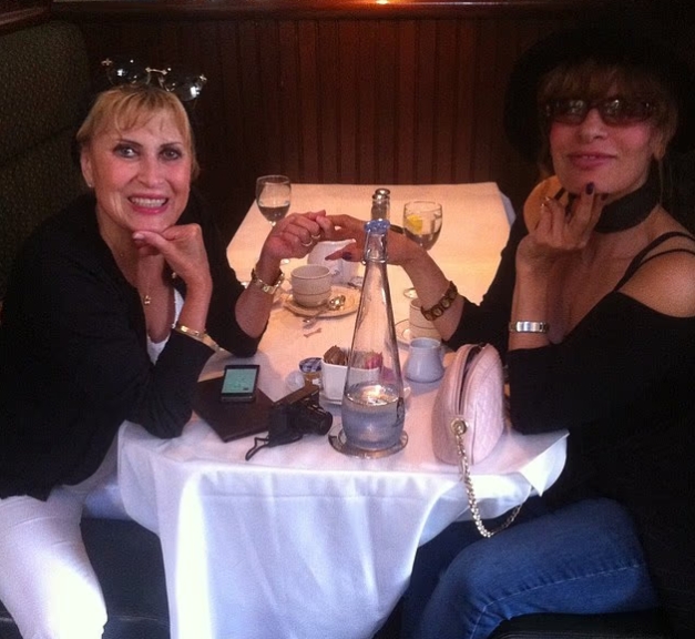 Jennifer Abbott and Nancy Pexton are pictured dining together and smiling at a restaurant table in this image shared on 21 June 2025. | Source: X/TrueCrimeUpdate