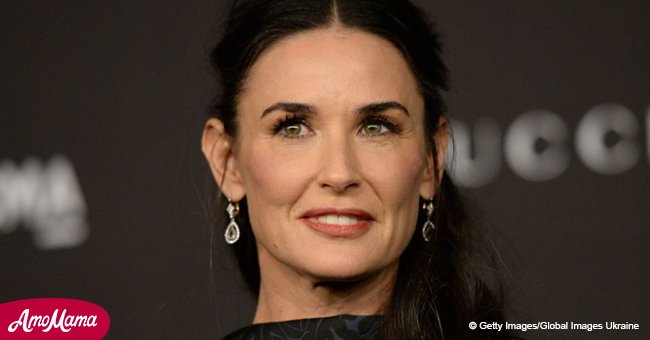 Remember Demi Moore's little daughters? They are grown up now and look so similar to their mom