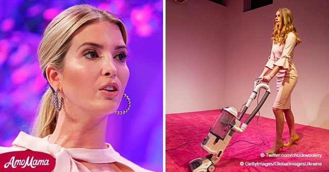 Now Everyone Can 'Toss Crumbs' at Ivanka Trump's Look-Alike at a Washington Art Exhibition