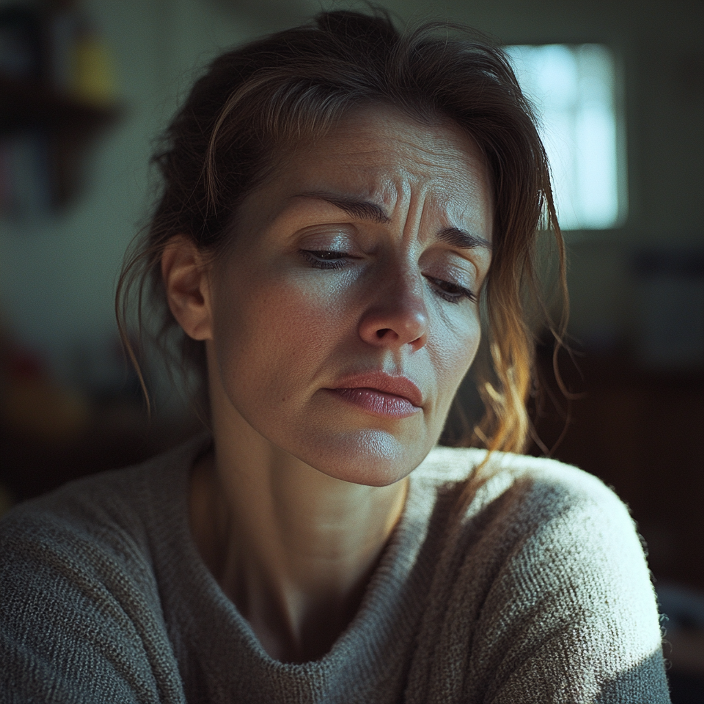 A woman deep in thought | Source: Midjourney