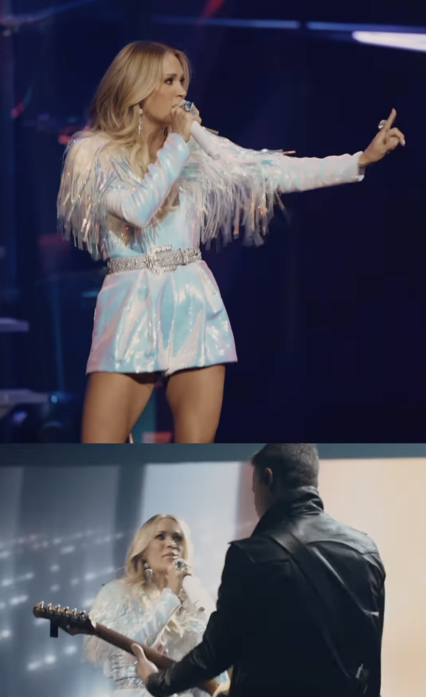 Carrie Underwood performs on stage during REFLECTION show | Source: Instagram/carrieunderwood