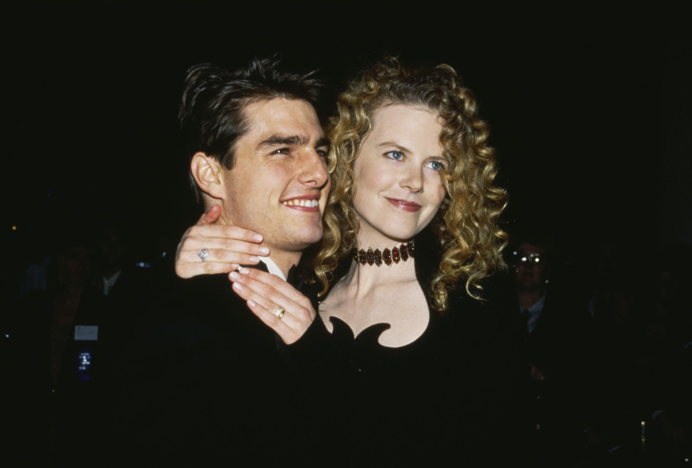 Tom Cruise and Nicole Kidman at the 19th Annual American Film Institute (AFI) Lifetime Achievement Award Salute to Kirk Douglas in Beverly Hills, California on March 7, 1991. | Source: Getty Images