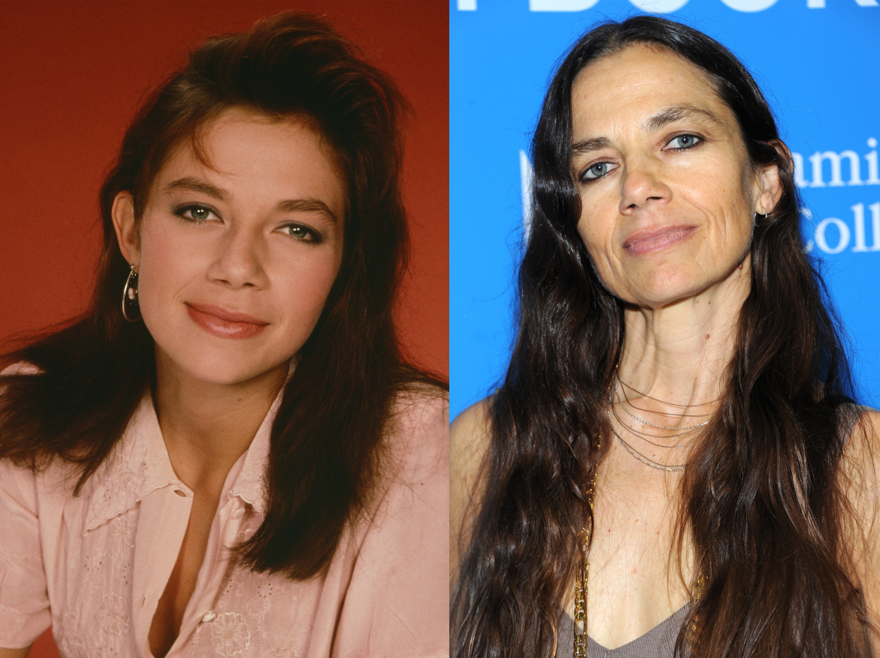 Photo comparison of Justine Bateman, then and now | Source: Getty Images