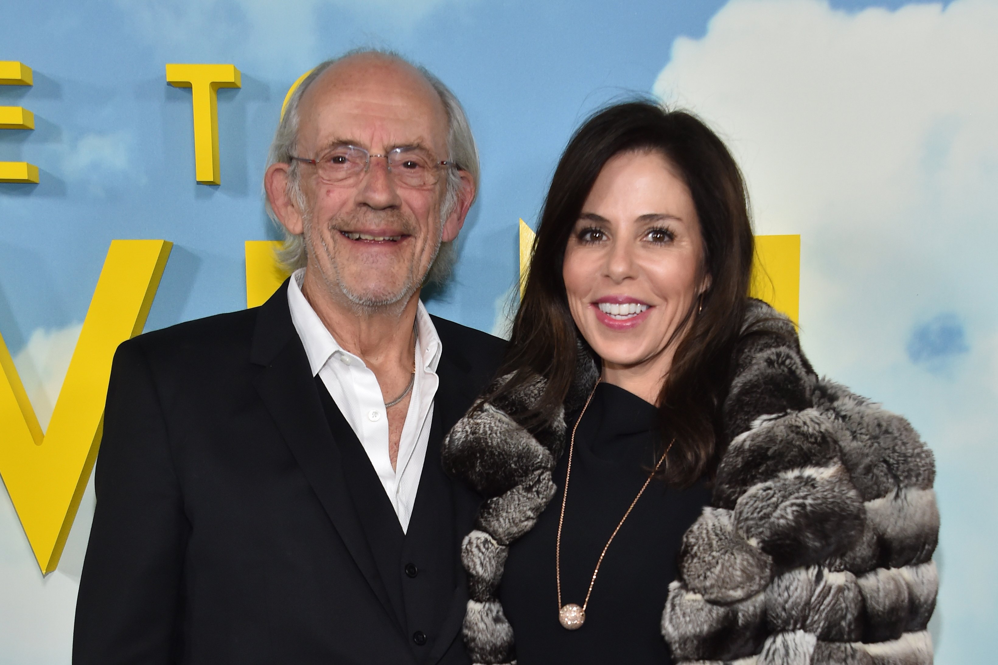 Christopher Lloyd and Jane Walker Wood at the premiere of "Welcome to Marwen" in Hollywood on December 10, 2018. | Source: Getty Images