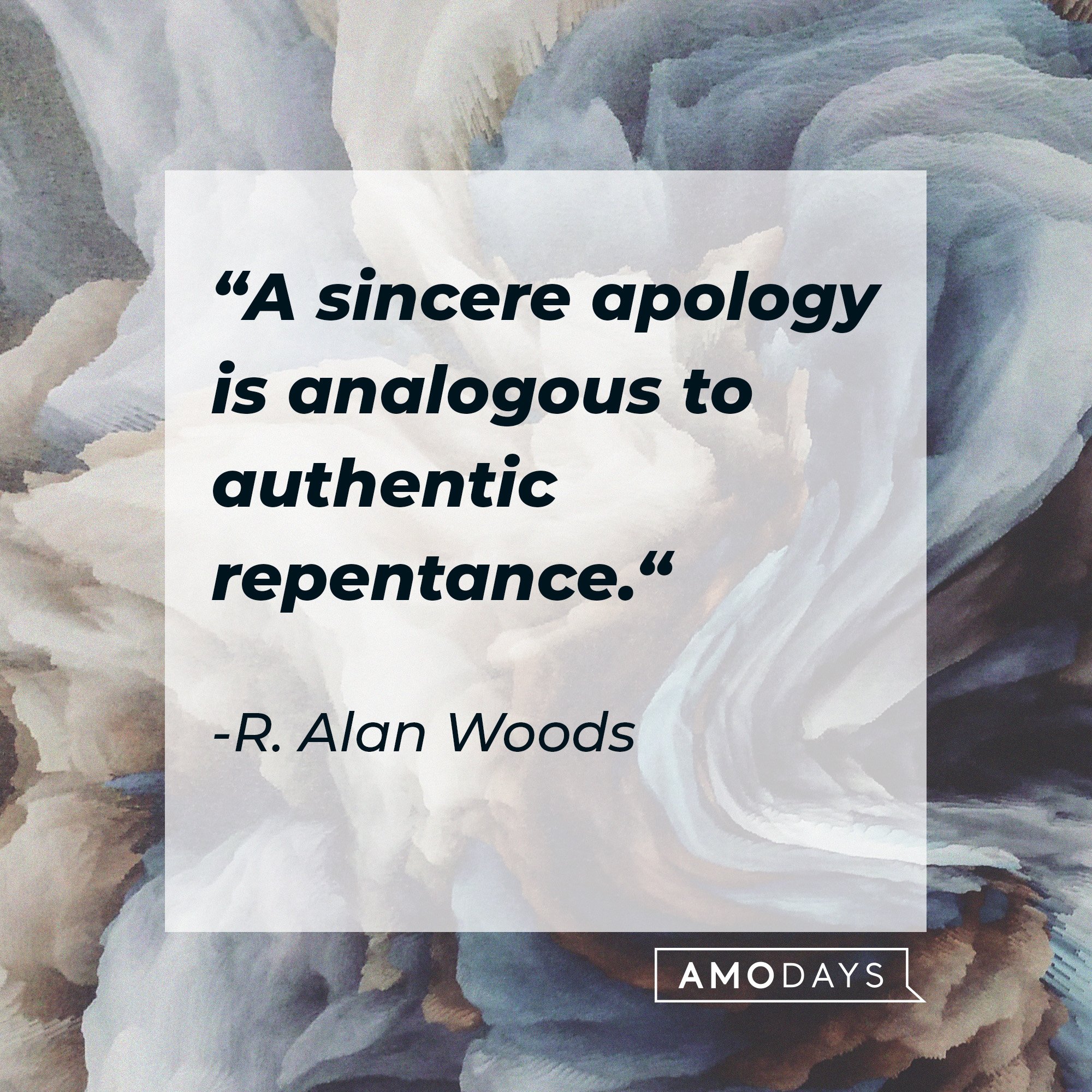 “A sincere apology is analogous to authentic repentance.“ | Image: AmoDays