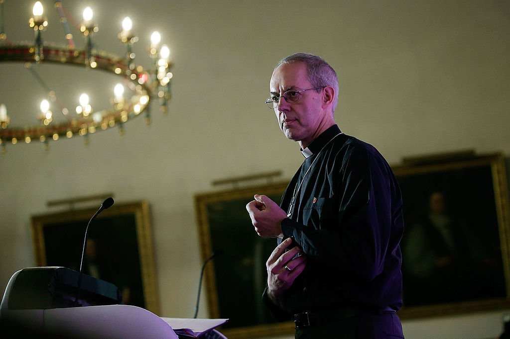 The former Bishop of Durham, the Rt Rev Justin Welby, speaks during a press conference after the confirmation of his appointment as the Archbishop of Canterbury | Photo: Getty Images