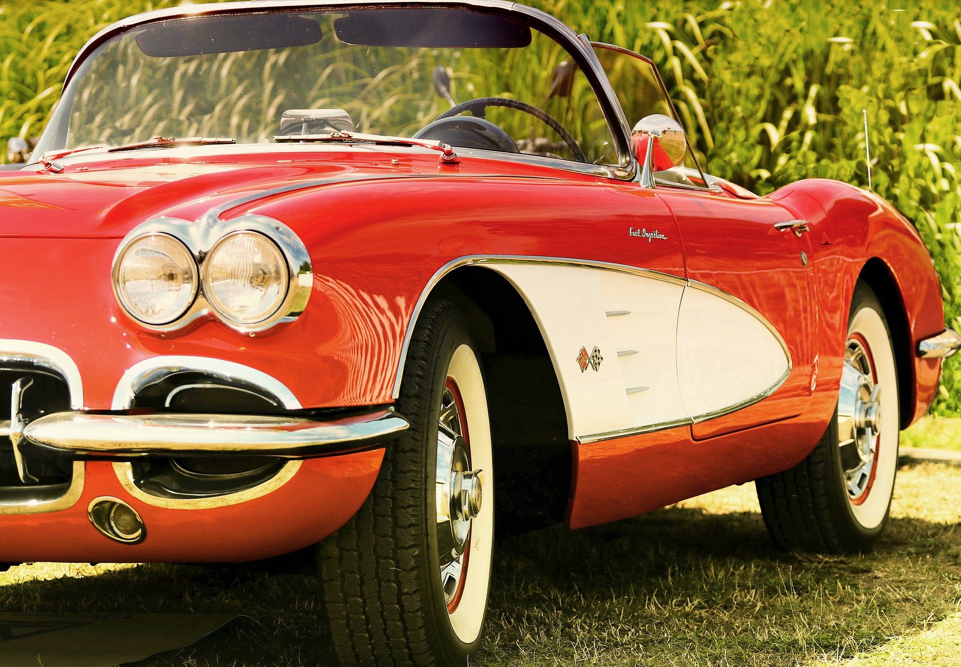 Bill loved his red Corvette! | Photo: Pixabay/S. Hermann & F. Richter 