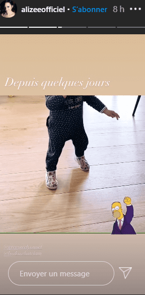 Maggy la fille de Alizée. | Photo : Instagram/ alizeeofficiel