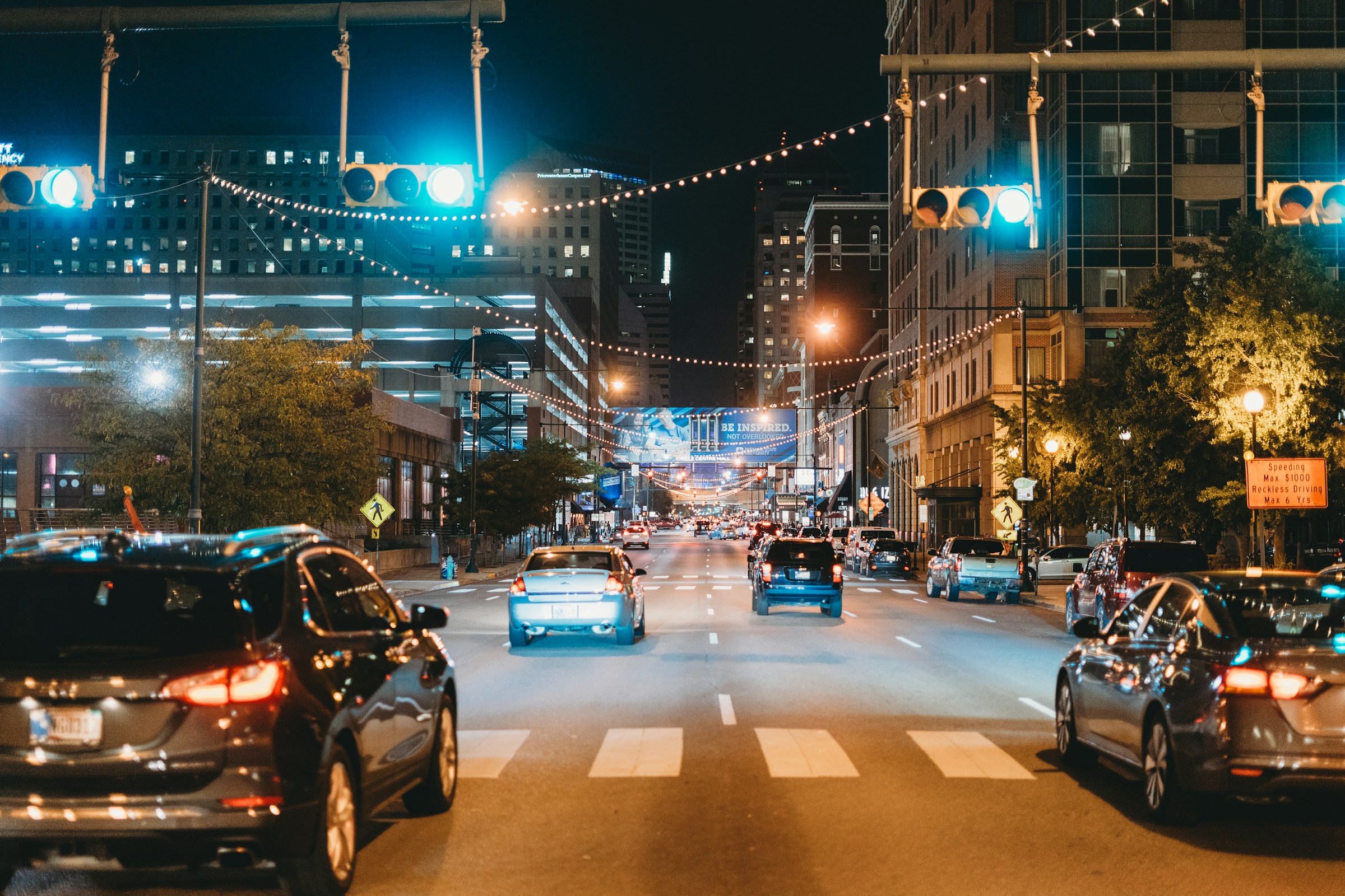 Cars on the road at night | Source: Unsplash